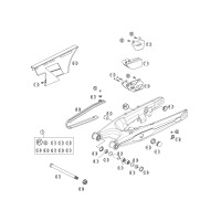 SCHWINGARM / KETTENSCHUTZ 450-650