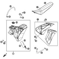 TANK / SITZBANK / VERKLEIDUNG