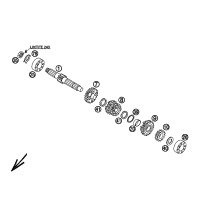 GETRIEBE I - ANTRIEBSWELLE