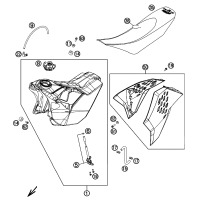 TANK / SITZBANK / VERKLEIDUNG