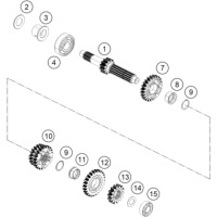 GETRIEBE I - ANTRIEBSWELLE