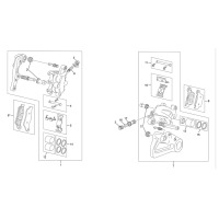 BREMSSATTEL VORNE / HINTEN