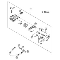 BREMSSATTEL HINTERRAD