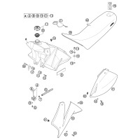 KRAFTSTOFFTANK / SITZBANK  / SPOILER