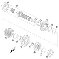 GETRIEBE I - ANTRIEBSWELLE