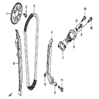 NOCKENWELLENKETTE / SPANNVORRICHTUNG