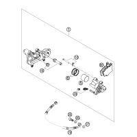 BREMSZANGE HINTEN BREMBO