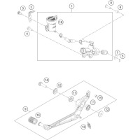 BETÄTIGUNG HINTERBREMSE