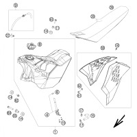 TANK/ SITZBANK/ VERKLEIDUNG