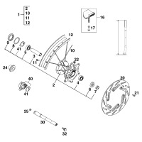 VORDERRAD 125-380 MXC EXC EGS 