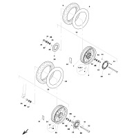 HINTERRAD / VORDERRAD RAHMENNUMMER ZD3T2002180000129 - ZD3T2002190000290