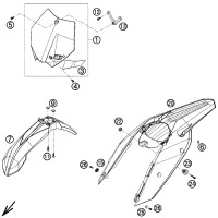 SCHEINWERFERMASKE / KOTFLUEGEL