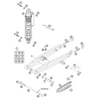 SCHWINGARM / FEDERBEIN 65 SX 
