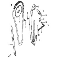 NOCKENWELLENKETTE / SPANNVORRICHTUNG