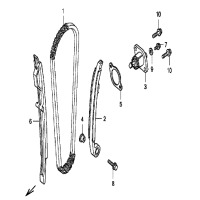 NOCKENWELLENKETTE / SPANNVORRICHTUNG
