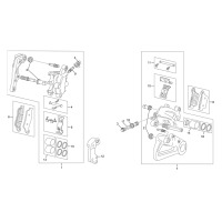 BREMSSATTEL VORNE / HINTEN