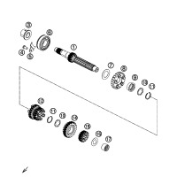 GETRIEBE I - ANTRIEBSWELLE