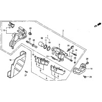 BREMSSATTEL HINTERRAD