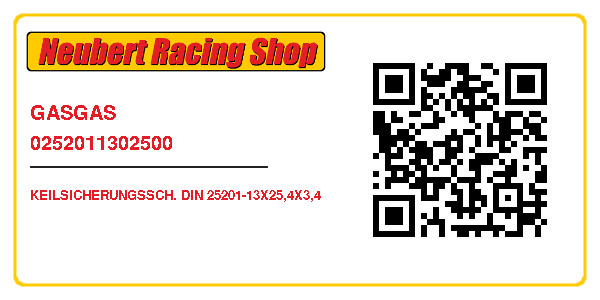 GASGAS 0252011302500