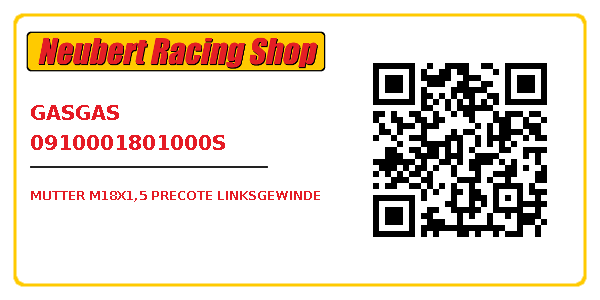 GASGAS 0910001801000S