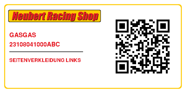 GASGAS 23108041000ABC