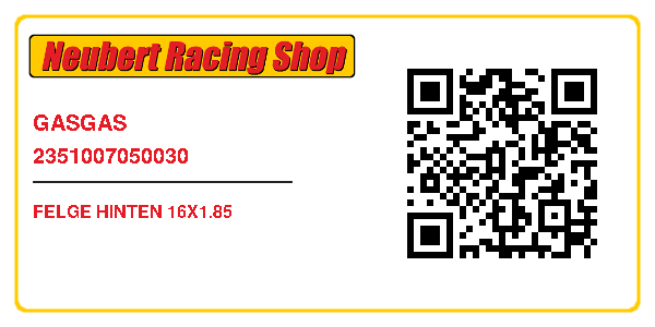 GASGAS 2351007050030