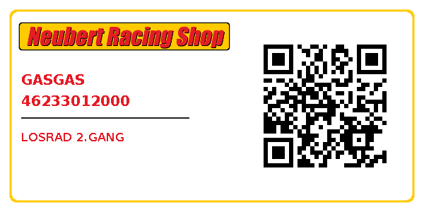 GASGAS 46233012000