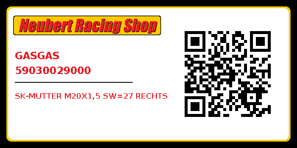 GASGAS 59030029000