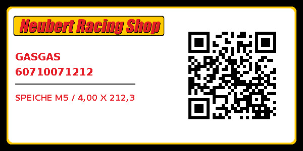 GASGAS 60710071212