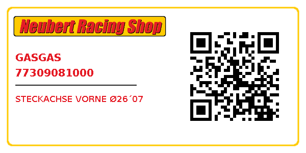 GASGAS 77309081000
