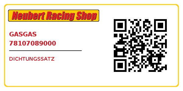 GASGAS 78107089000