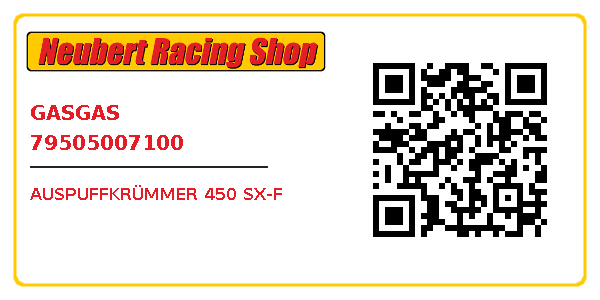 GASGAS 79505007100