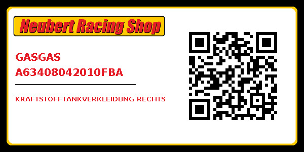 GASGAS A63408042010FBA