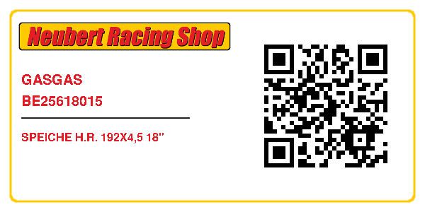 GASGAS BE25618015