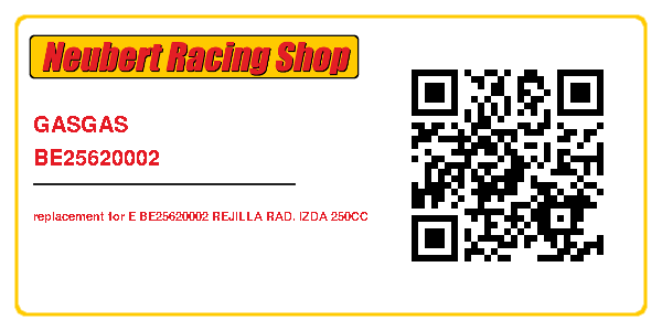 GASGAS BE25620002