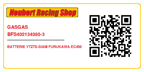 GASGAS BFS400134080-3