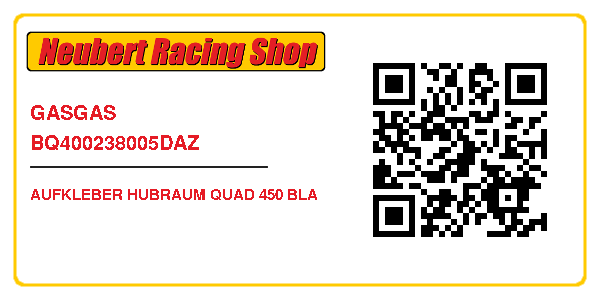 GASGAS BQ400238005DAZ