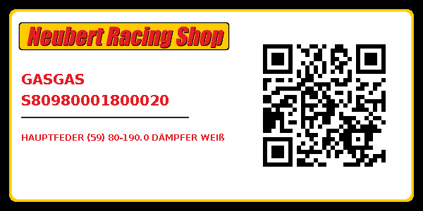 GASGAS S80980001800020