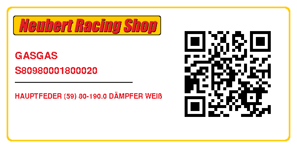 GASGAS S80980001800020