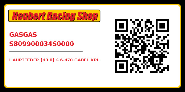 GASGAS S809900034S0000