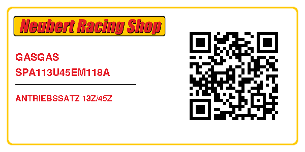 GASGAS SPA113U45EM118A