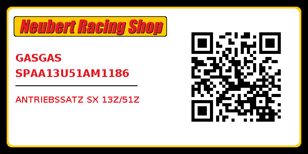 GASGAS SPAA13U51AM1186