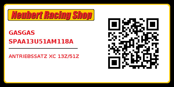 GASGAS SPAA13U51AM118A