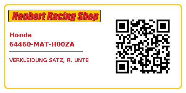Honda 64460-MAT-H00ZA