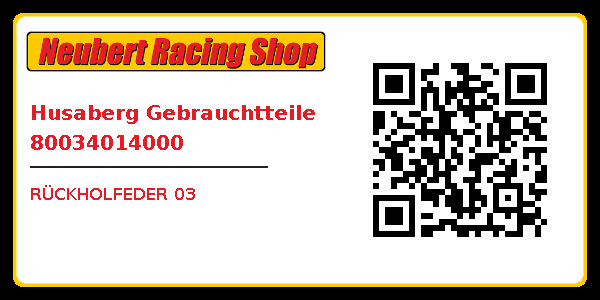 Husaberg Gebrauchtteile 80034014000