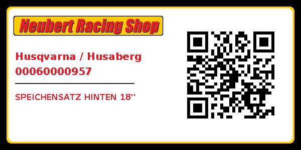 Husqvarna / Husaberg 00060000957