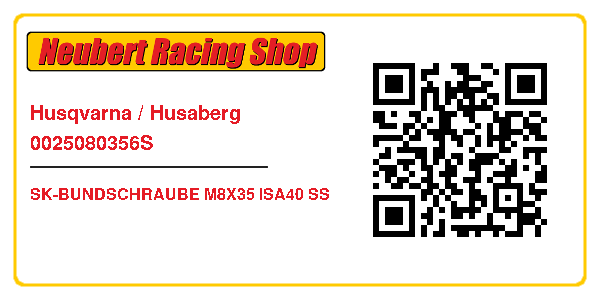 Husqvarna / Husaberg 0025080356S