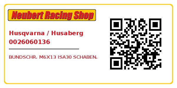 Husqvarna / Husaberg 0026060136