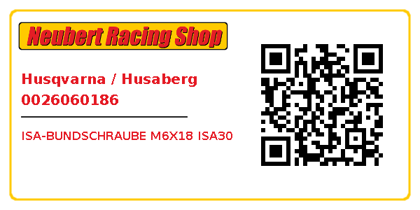 Husqvarna / Husaberg 0026060186