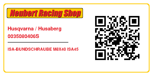 Husqvarna / Husaberg 0035080406S